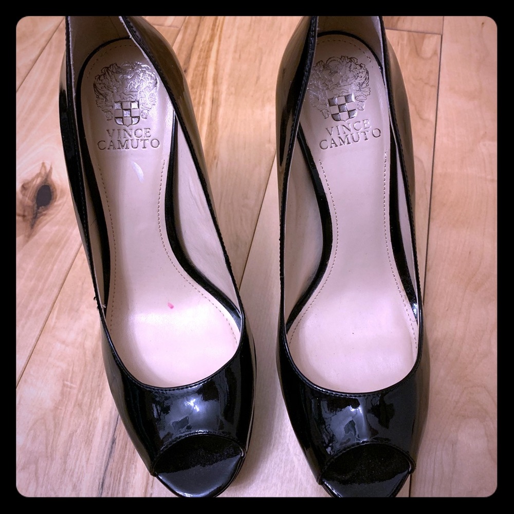 Vince Camuto peep toe pumps